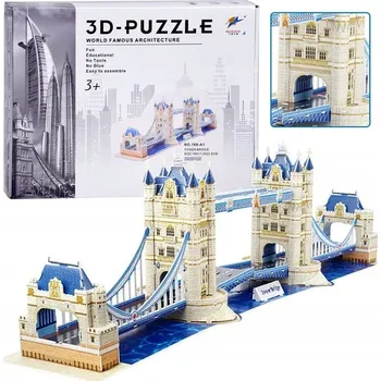 Puzzle 3D Puzzle Tower Bridge 120 dílků Prostorové Puzzle Londýn ZA5399