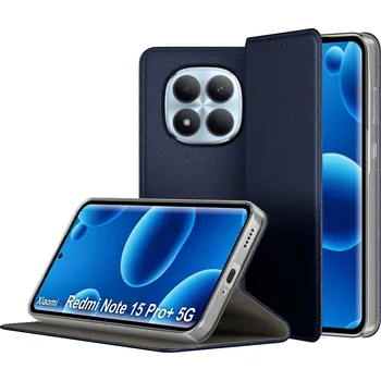 Pouzdro na mobilní telefon Flipové pouzdro KrainaGSM pro Xiaomi Redmi Note 15 Pro+ 5G modré