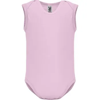 Kojenecké oblečení Kojenecké body bez rukávů Roly Sweet - růžové, 6 měsíců