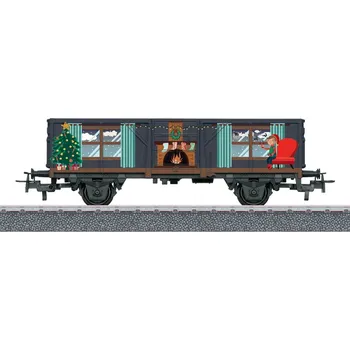 Modelová železnice otevřený Vánoční vůz se světelným modulem Märklin 44126