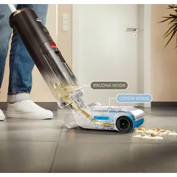 Vysavač Vysavač s mopem Vileda PureClean S5 Plus, akumulátorový, samočisticí