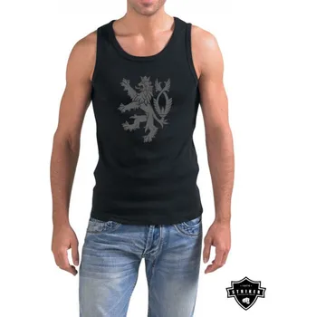 Pánské tílko Tílko Striker Český lev - černé, M