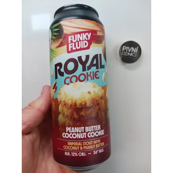 Pivo Funky Fluid Royal Cookie: Peanut Butter Coconut Cookie 12% 0,5l