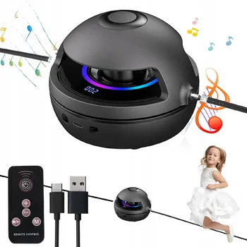 Bezpečnostní kamera Švihadlo Bluetooth hudební automatické dětské s počítadlem + dálkové ovládání