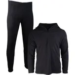 Komplet Thermofleece s límečkem - černý, M
