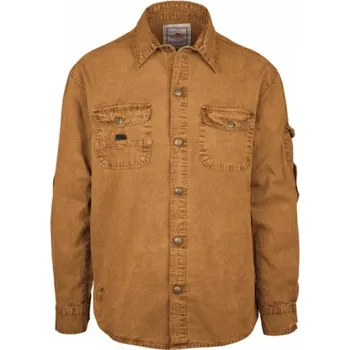 Pánská košile Košile dlouhý rukáv Scippis Cowra - hnědá, 3XL