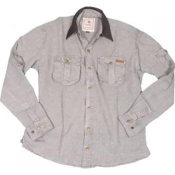 Pánská košile Košile pánská australská Scippis Leeton Shirt - šedá, 3XL