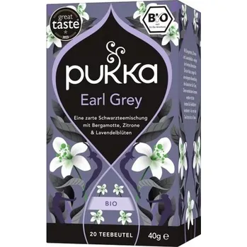 Čaj Pukka Earl grey 40 g bio