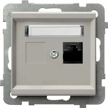 Elektrická zásuvka Počítačová/Internetová zásuvka kat. 5e Ospel Sonata Kašmír GPK-1R/K/m/82