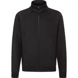 Mikina pánská Fruit of the Loom Premium Sweat Jacket - černá, L