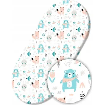 Prostěradlo PROSTĚRADLO s gumou DO KOČÁRKU, KOŠE MOJŽÍŠE, KORBIČKY bavlněné LiLo