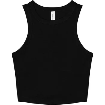 Tílko dámské Bella+Canvas Micro Rib Racer Tank - černé, XS
