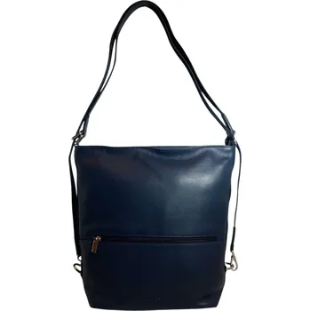 Městský batoh SendiDesign VAL-865 kožená kabelka (batoh) modrá