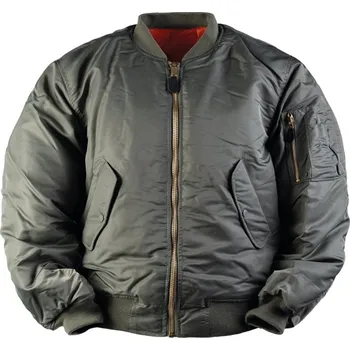 Pánský bomber US letecká bunda MA1 Bomber Basic - olivová, 5XL