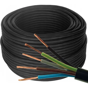 elektrický kabel Kulatý elektrický kabel, flexibilní (šňůra) OWY ZEIT 5 x 2,5