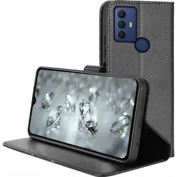 Pouzdro na mobilní telefon Flipové pouzdro BBE CASE pro TCL 305 / 306 / 30E / 305i černé