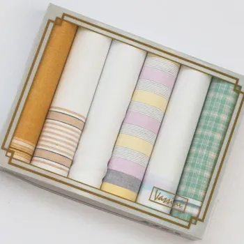 ETEX Dámské látkové kapesníky VASSINI oranžová - 6 kusů