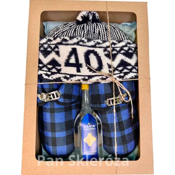 Pokrývka hlavy Pegres Bačkory s přezkou, narozeninová zmijovka 40 a francovka v dárkové krabici