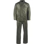 Komplet nepromokavý PVC - olivový, M