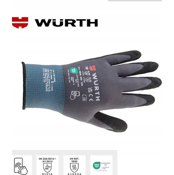 Pracovní rukavice Rukavice Wurth Multifit Nitril velikost 10 - XL, 1 pár