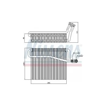 Auto-moto Výparník NISSENS 92271