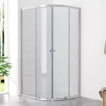 POINT AS 120x80 Clear Asymetrická sprchová zástěna - II. jakost