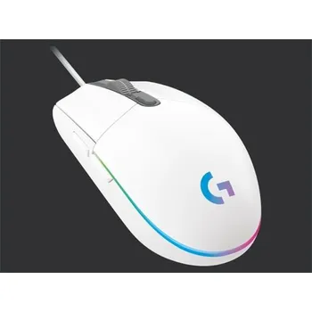 Počítačové příslušenství Logitech G102 Gen2/Herní/Optická/Pro praváky/8 000 DPI/Drátová USB/Bílá