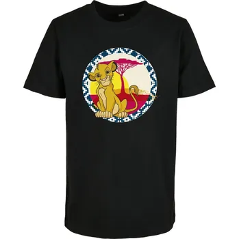 Triko dětské Mister Tee Lví král Simba - černé, 146/152