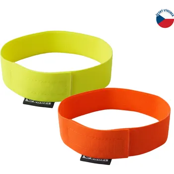 ZÁHOŘÍ Rudel Reflexní obojek - guma suchý zip bez reflexní pásky Barva: Žlutá, Délka: 41 cm