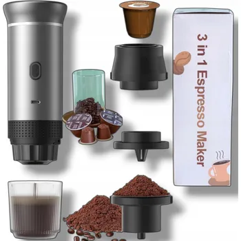 Kávovar Bezdrátový kávovar 3v1 na kapsle a mletou kávu 15 BAR