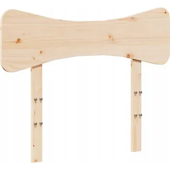 Čelo postele VidaXL , 100 cm, masivní dřevo