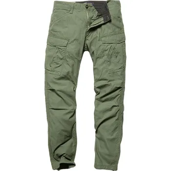 Kalhoty Vintage Industries Lester - olivové, 32