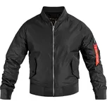 US letecká bunda letní MA1 Bomber Teesar - černá, L