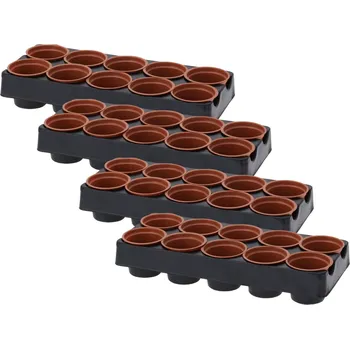 IGOTREND IGOTREND, SET 4 ks, Květináč sadbový, plastový 5 cm, 10 ks na platě