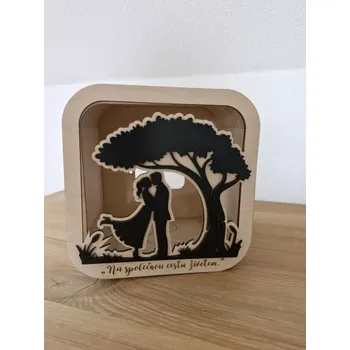 Pokladnička Svatební pokladnička - Pod stromem 2 (Svatební pokladnička - Pod stromem 2)