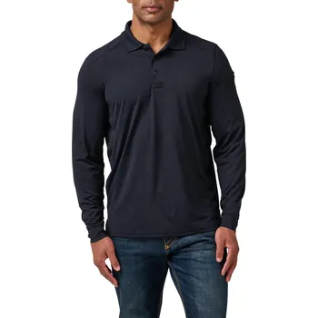 Pánské tričko Triko 5.11 Helios Polo L/S - Dark Navy 2XL
