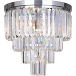 Brilagi LED Křišťálové stropní svítidlo MOZART 5× E14 40 W lesklý chrom