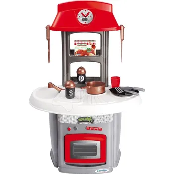 Dětská kuchyňka ECOIFFIER Kuchyňka měděná 100%Chef Italian s 13 doplňky, 18m+