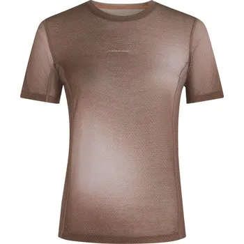 Dámské tričko Dámské triko Icebreaker W Mer 75 Cool-Lite Featherlight SS Crewe Velikost: L / Barva: růžová