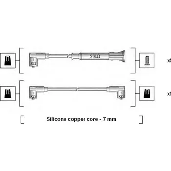 Zapalovací kabel Sada kabelů pro zapalování MAGNETI MARELLI 941075270562