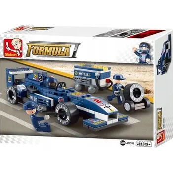 ostatní stavebnice STAVEBNICE Mini závodní auto PIT STOP k. LEG COB