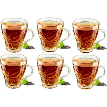Sklenice Sklenice na kávu na kávu a čaj LUXITO 280 ml, 6 ks
