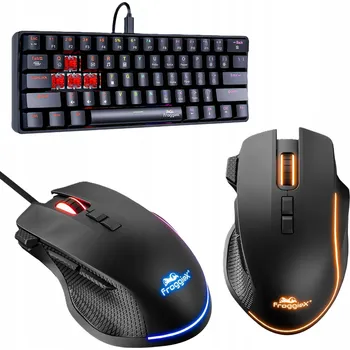 Myš Herní myš Hurricane-X 12800 DPI programovatelná tlačítka RGB