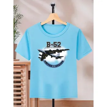 Triko dětské Striker Letoun Boeing B-52 - modré, 6-8 let