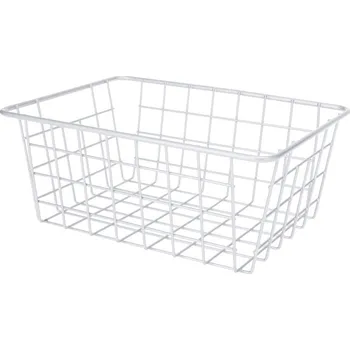H&S Decoration Max drátěný košík 18 x 24 x 10 cm světle šedý