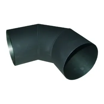 Kouřovod Koleno krbové ¤125mm/úhel 90° čistící otvor CZ