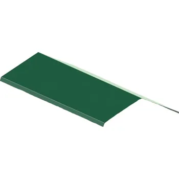 Plech Hřeben RŠ 333, 2 bm, lakovaný pozink, mechově zelená RAL 6005