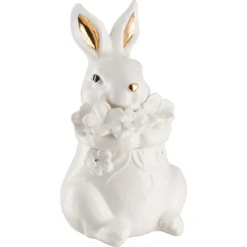 Velikonoční dekorace VILLA ITALIA Velikonoční zajíc Keramická dóza 25 cm BUNNY