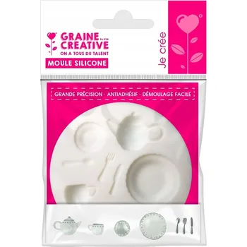 Forma na pečení SILIKONOVÁ FORMA NA MODELOVACÍ HMOTY - SADA NÁDOBÍ