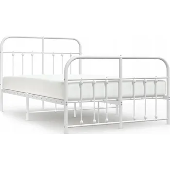 Postel Dřevěná manželská postel VidaXL 240x200 cm, vícebarevná